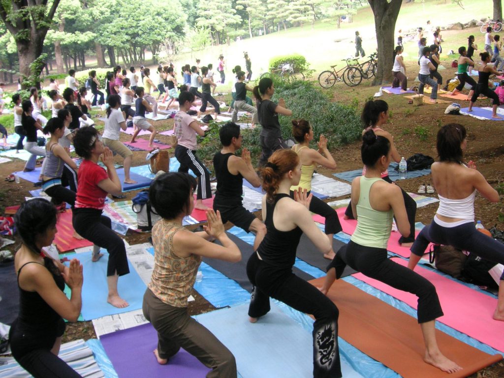 outdoor yoga