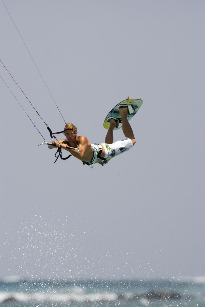 kitesurfing