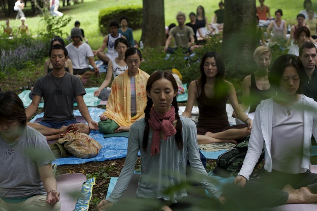 outdoor yoga