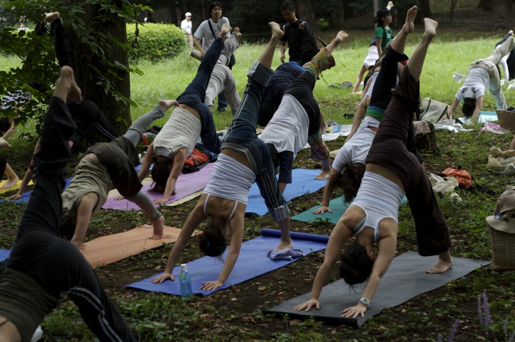 outdoor yoga