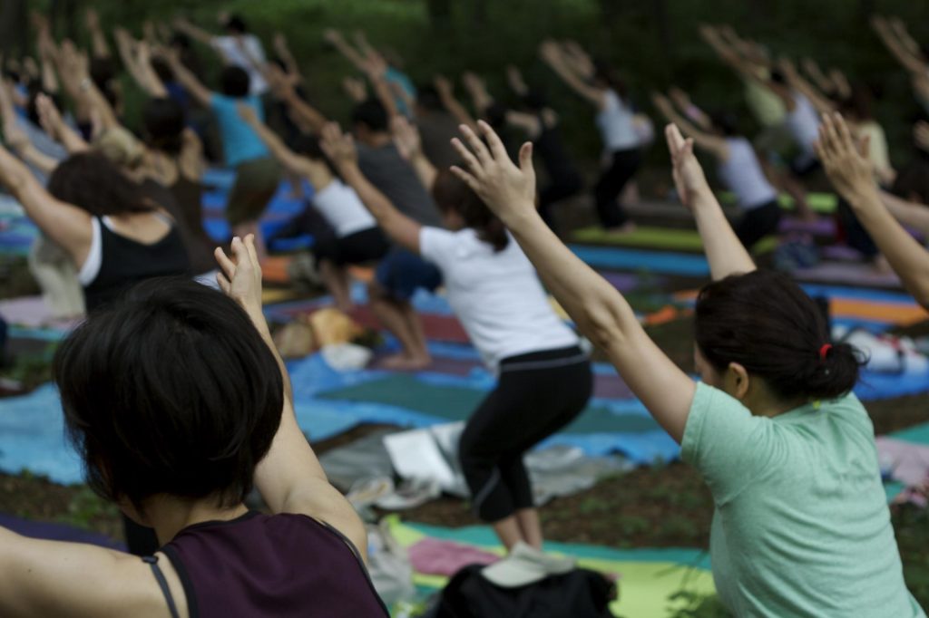 outdoor yoga