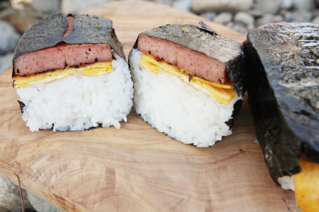 trail recipes spam musubi