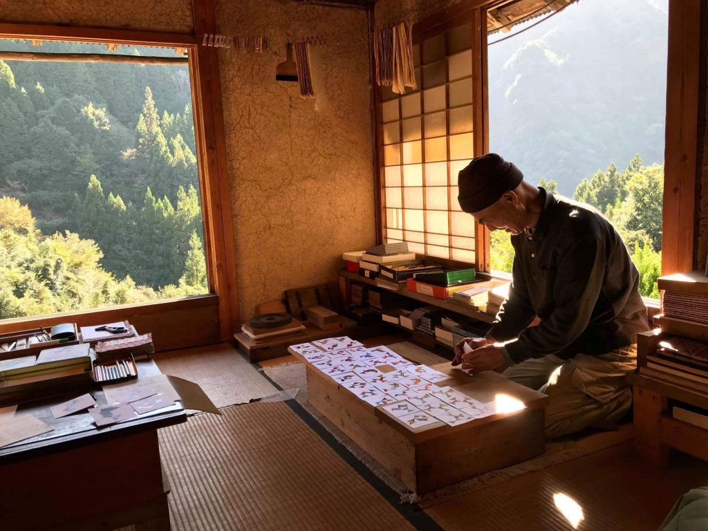 Osamu Nakamura at his home in Kamikatsu