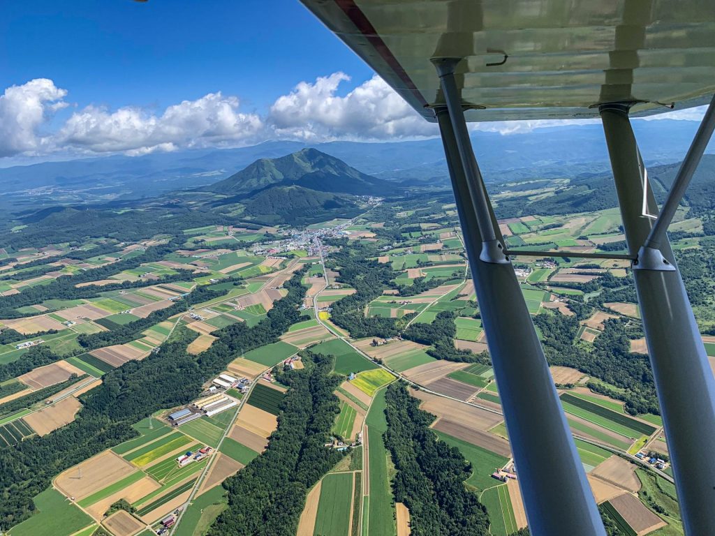 Niseko flying Hokkaido