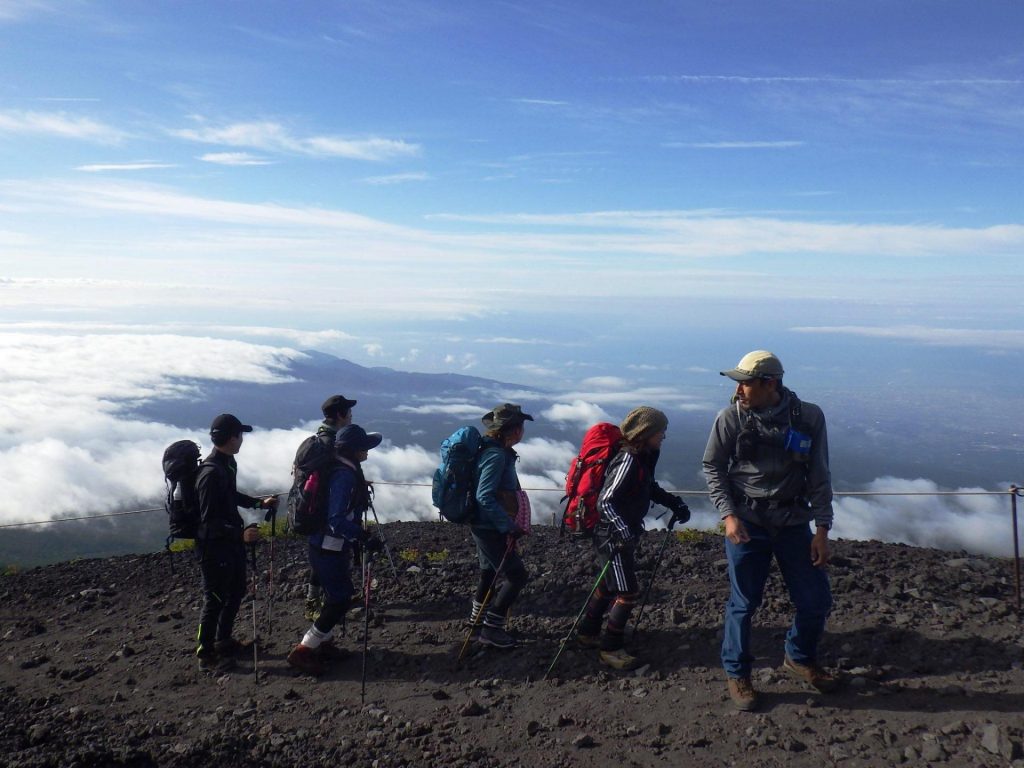 Climbing Mt. Fuji Outdoor Japan