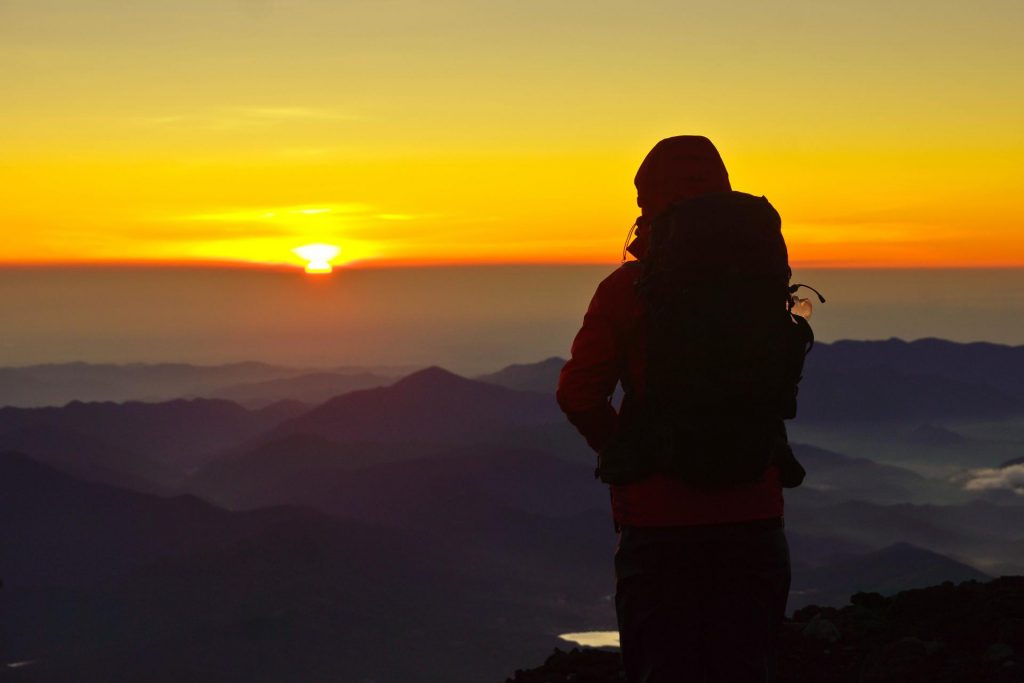 Climbing Mt. Fuji Outdoor Japan