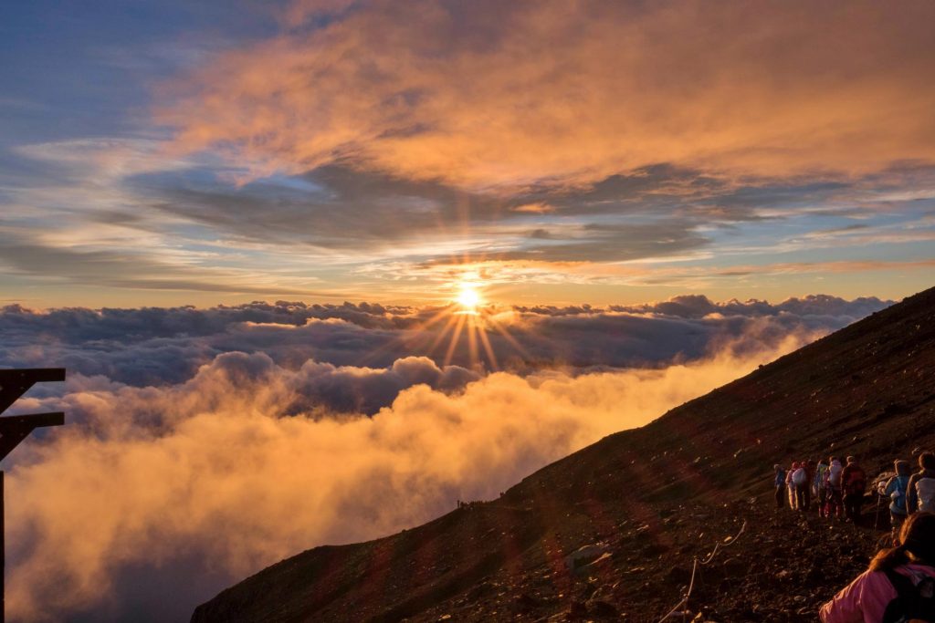 Climbing Mt. Fuji Outdoor Japan