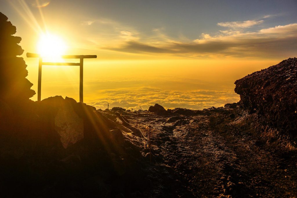 Climbing Mt. Fuji Outdoor Japan