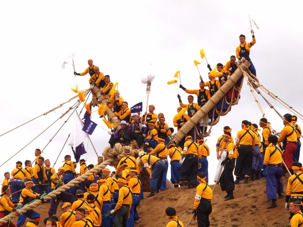 Onbashira Matsuri Japan Nagano Festival