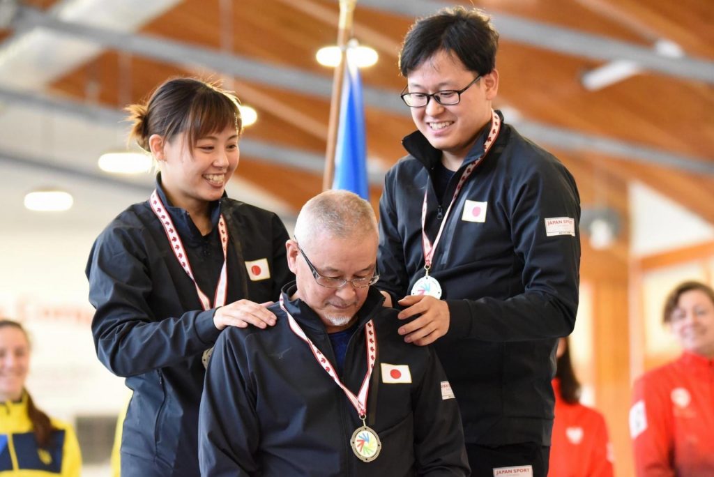 sayuri matsuhashi double role curling athlete japan outdoor