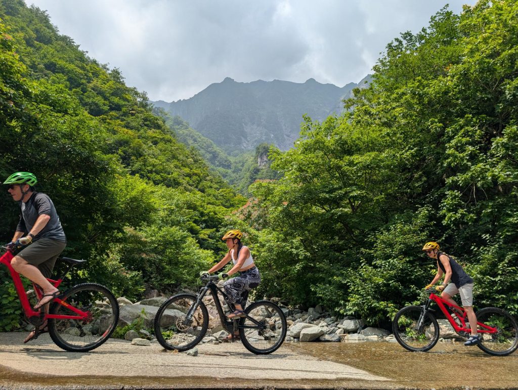 E MTB at Machigasawa